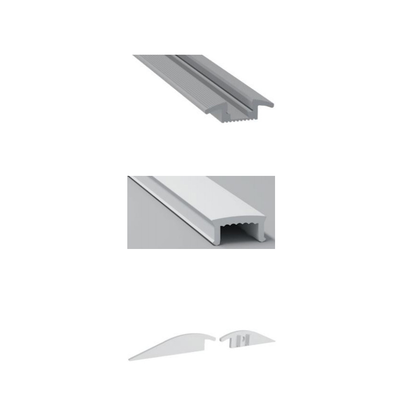 LED Carpet To Tile Transition Strip Channel For 10mm Strip Lights LED Carpet To Tile Transition Strip Channel For 10mm Strip Lights